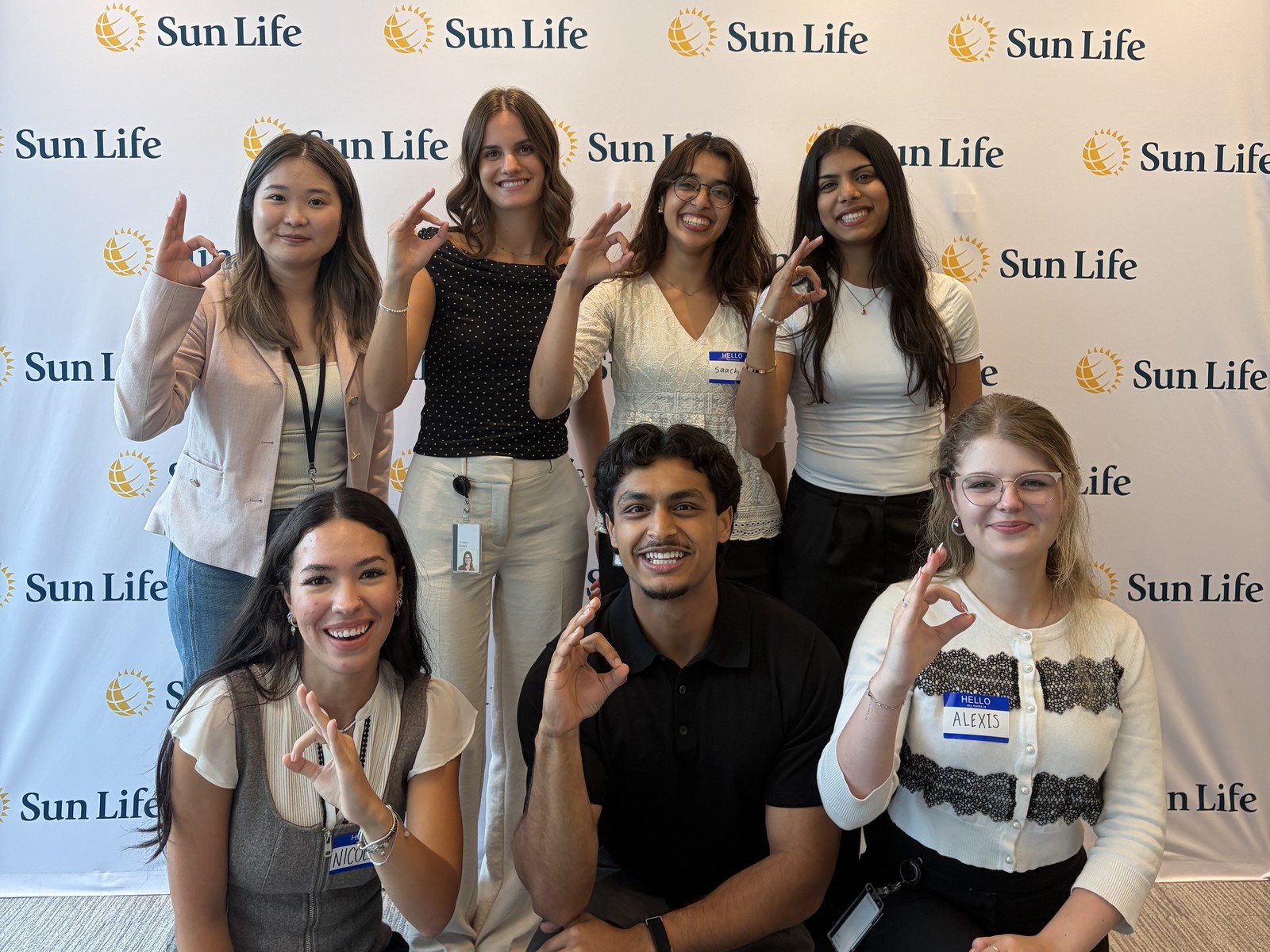 Sun Life team with Rohan Aslam